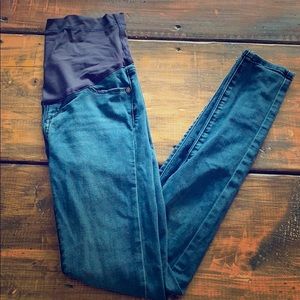 Pink blush brand maternity jeans